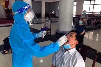 Thông tin xét nghiệm của cá nhân sẽ thể hiện qua phần mềm khai báo y tế.