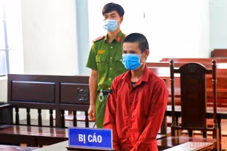 Bị cáo Đào Minh Châu tại phiên tòa.