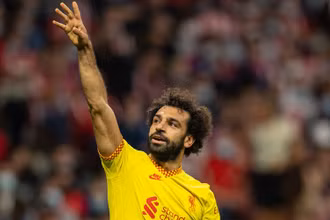 Mohamed Salah là người hùng với cú đúp bàn thắng mang về chiến thắng trước Atletico. (Ảnh: ThisIsAnfield) 