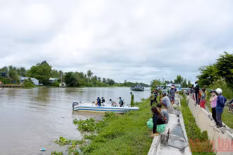 Hiện trường vụ tai nạn.