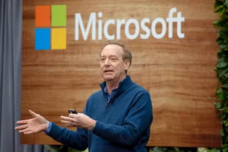 Chủ tịch tập đoàn Microsoft, Brad Smith. (Ảnh: Reuters)