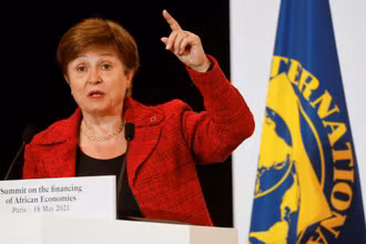 Tổng Giám đốc Quỹ Tiền tệ quốc tế (IMF) Kristalina Georgieva. (Ảnh: Reuters)
