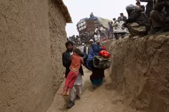 Người tị nạn Afghanistan. (Ảnh: Reuters)