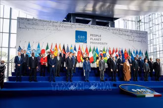 Hội nghị cấp cao G20: Thủ tướng Italy khẳng định thế giới đã có thể lạc quan hướng đến tương lai. Ảnh: TTXVN
