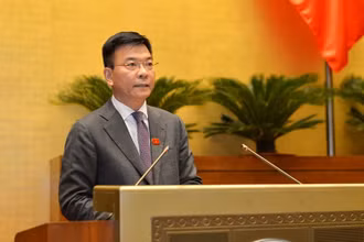 Bộ trưởng Tư pháp Lê Thành Long. (Ảnh: VPQH)
