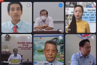 Toạ đàm trực tuyến chiều 1/10.