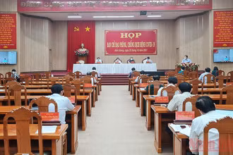 Họp Ban chỉ đạo phòng chống Covid-19 tỉnh Kiên Giang sáng 22/10.