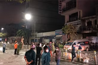 Hiện trường vụ cháy. (Ảnh: CTV)