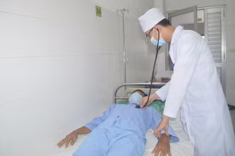 Bệnh nhân T.V.C sau khi được can thiệp đặt stent.