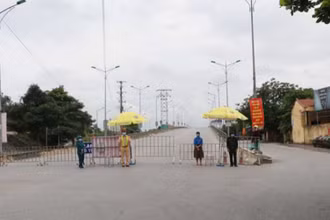 Chốt kiểm dịch tại Bắc Ninh. (Ảnh minh họa)