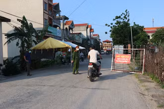Chốt kiểm soát dịch Covid-19.