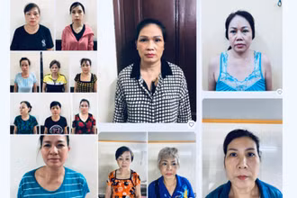 Các đối tượng bị công an bắt giữ. (Ảnh công an cung cấp)