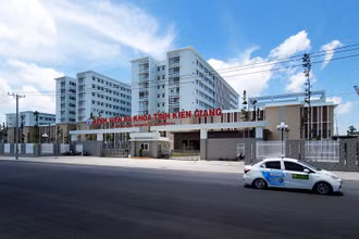 Cơ sở mới của Bệnh viện đa khoa tỉnh Kiên Giang.
