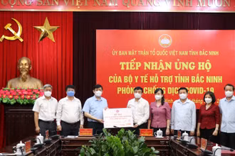 Bộ Y tế và các nhà tài trợ hỗ trợ Bắc Ninh phòng, chống dịch Covid-19.