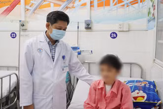 Sức khỏe bệnh nhi đã hồi phục sau ca phẫu thuật phức tạp. (Ảnh: BVCC)