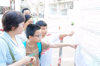 Kỳ kiểm tra đánh giá vào Trường THCS Ngoại ngữ năm 2020 (Ảnh: UMS)