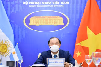 Thứ trưởng Ngoại giao Nguyễn Quốc Dũng. (Ảnh: Bộ Ngoại giao)