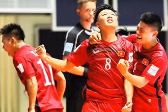 Đội tuyển Futsal Việt Nam đang hướng tới VCK FIFA Futsal World Cup với tinh thần quyết tâm cao độ. (Ảnh: VFF)
