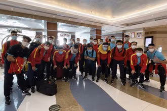 Đội tuyển Futsal Việt Nam đã tới Dubai.