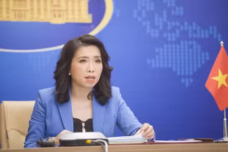 Người phát ngôn Bộ Ngoại giao Lê Thị Thu Hằng. (Ảnh: Bộ Ngoại giao)