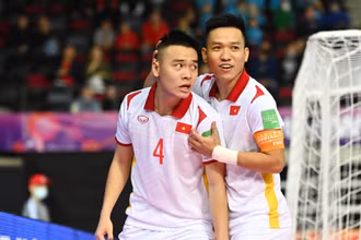 Đội tuyển futsal Việt Nam giành 3 điểm quan trọng để nuôi hy vọng đi tiếp. (Ảnh: AFC)