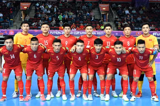 Đội tuyển futsal Việt Nam. (Ảnh: VFF)