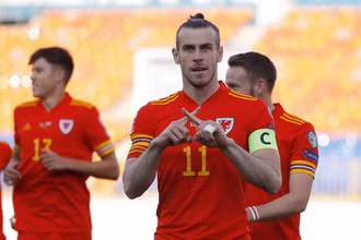 Gareth Bale lập hat-trick giúp Xứ Wales đánh bại Belarus với tỷ số 3-2. (Ảnh: Berlingske)
