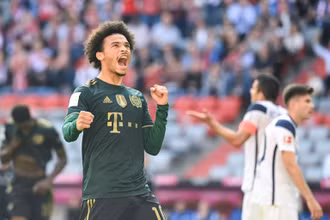 Sane góp công giúp Bayern thắng đậm. (Nguồn: Getty Images)