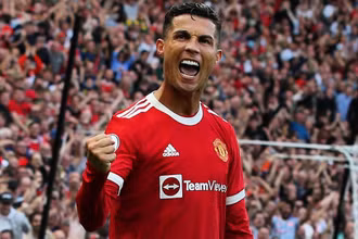 Ngày trở về hoàn hảo của Ronaldo khi anh góp công lớn với cú đúp bàn thắng, giúp Manchester United giành thắng lợi từng bừng 4-1 trước Newcastle United. (Ảnh: Manchester United)