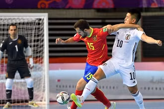 Tây Ban Nha đã bùng nổ với tỷ số 4-2 trong trận đấu cùng Nhật Bản. (Ảnh: AFC)