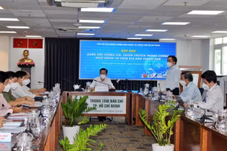 Họp báo thông tin về công tác phòng, chống dịch Covid-19 tại TP Hồ Chí Minh.