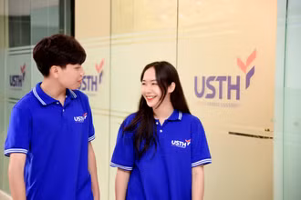 Sinh viên trường USTH. (Ảnh: Nhà trường cung cấp)