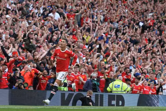 Ngày trở về của Ronaldo vẫn vẹn nguyên cảm xúc như trong lần đầu đến với MU. (Ảnh: Manchester United)