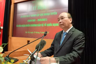 Chủ tịch nước Nguyễn Xuân Phúc phát biểu chỉ đạo tại lễ kỷ niệm.