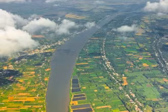 Lưu vực sông Mekong. (Ảnh: Duy Khương/TTXVN)