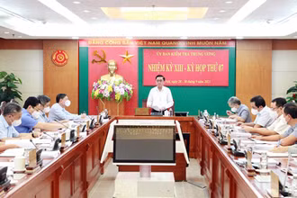 Quang cảnh Kỳ họp thứ 7 của Ủy ban Kiểm tra Trung ương từ ngày 28 đến 30/9.