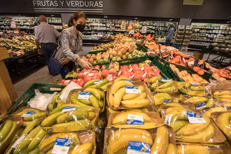 Một siêu thị tại thủ đô Madrid, Tây Ban Nha. (Ảnh: elpais.com)