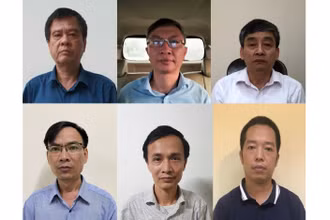 Các bị can trong vụ án.