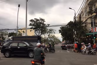 Hiện trường nơi xảy ra vụ việc.