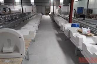 Công ty TNHH Gốm sứ Thành Đô, Khu công nghiệp Tiền Hải (tỉnh Thái Bình) buộc phải dừng sản xuất do phát hiện nhiều ca F0.