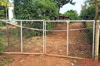 Một khu vực bị phong toả để phòng, chống dịch Covid-19 trên địa bàn xã Ea Drông.