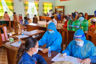 Cà Mau đẩy mạnh xét nghiệm toàn dân nhằm cắt nguồn lây cộng đồng, hạn chế dịch bệnh lây lan. 