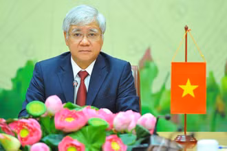 Đồng chí Đỗ Văn Chiến, Bí thư Trung ương Đảng, Chủ tịch Ủy ban Trung ương Mặt trận Tổ quốc Việt Nam.