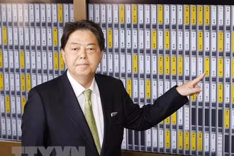 Bộ trưởng Ngoại giao Nhật Bản Yoshimasa Hayashi. (Ảnh: TTXVN)