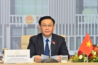 Chủ tịch Quốc hội Vương Đình Huệ. Ảnh: Duy Linh