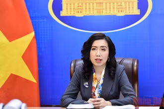 Người phát ngôn Bộ Ngoại giao Lê Thị Thu Hằng.