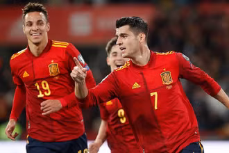 Tây Ban Nha giành vé dự World Cup 2022. (Ảnh: Marca)