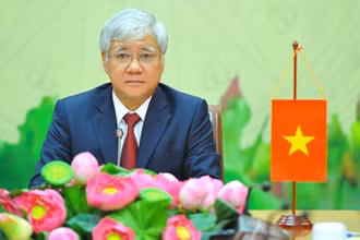 Đồng chí Đỗ Văn Chiến, Bí thư Trung ương Đảng, Chủ tịch Ủy ban Trung ương Mặt trận Tổ quốc Việt Nam. 