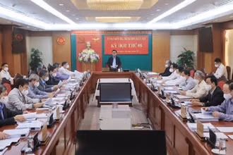 Quang cảnh Kỳ họp thứ 8 của Ủy ban Kiểm tra Trung ương từ ngày 2 đến 4/11/2021.