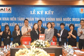 Lễ ký kết triển khai Nền tảng quản trị tài chính Nhà nước MISA FinGov.